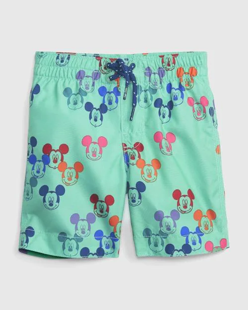 Mickey Mouse Print Shorts