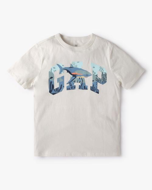 Logo Print Cotton T-Shirt