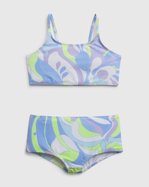Printed Tankini with Shorts Set