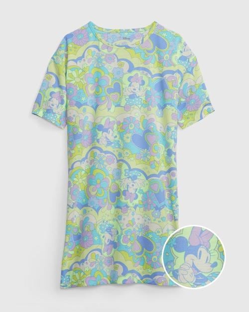 Girls Minnie Mouse Print Night Dress