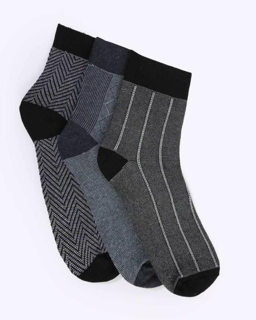 Pack of 3 Ankle-Length Socks