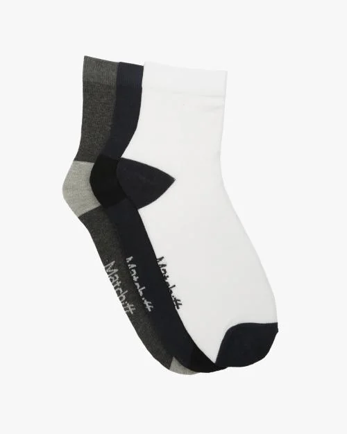 Men Pack of 3 Mid-Calf Length Everyday Socks