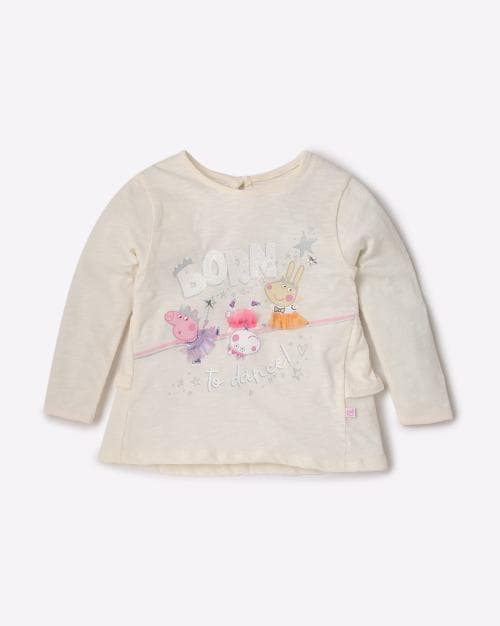 Peppa Pig Top with Hair Clip Set