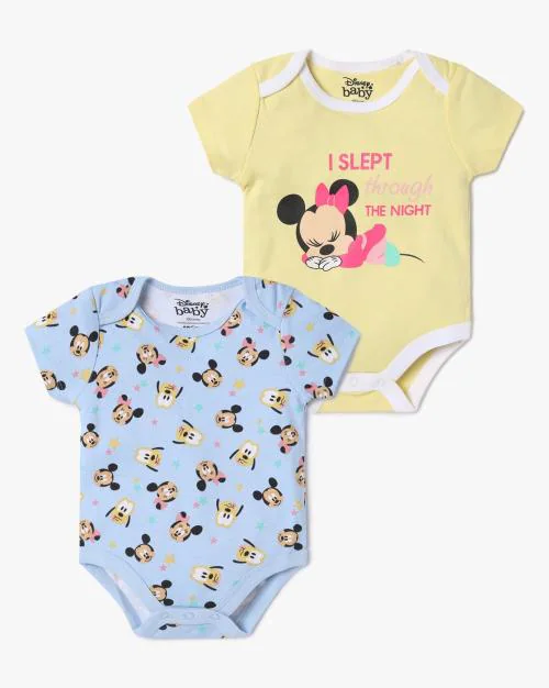 Pack of 2 Printed Assorted Onesies
