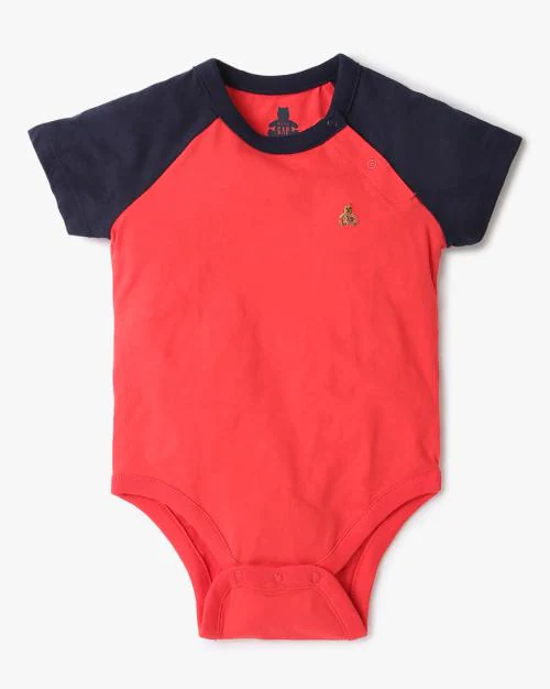 Cotton Bodysuit with Applique