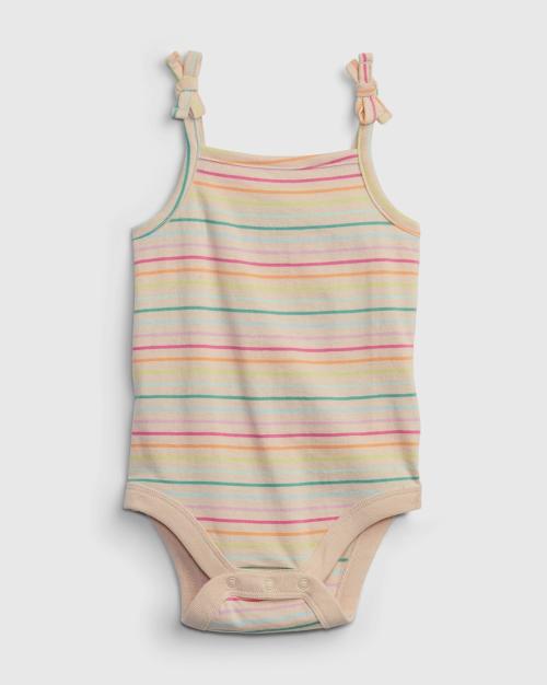 Striped Strappy Bodysuit