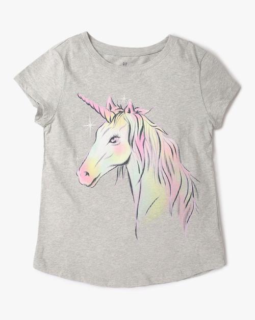Unicorn Print Organic Cotton Top