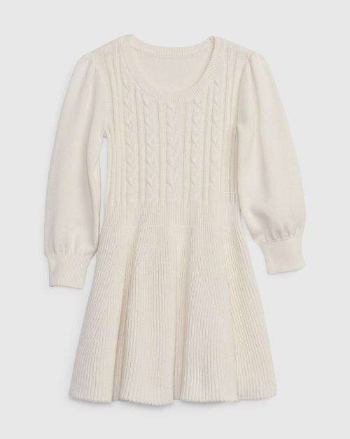 Cable-Knit Sweater Dress