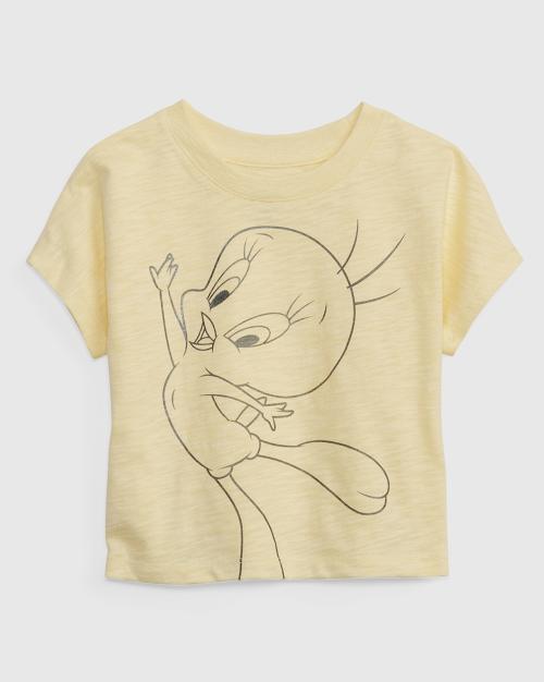 Looney Tunes Print Crew-Neck T-Shirt