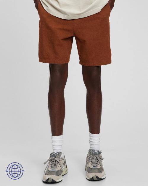 Easy Linen Shorts With Elasticated Waist