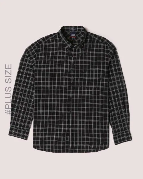 Men Checked Slim Fit Shirt