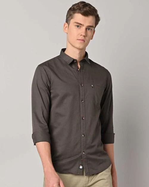 Men Slim Fit Shirt