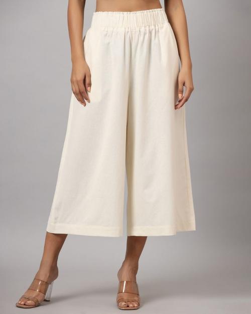 Wide Leg Cropped Pants