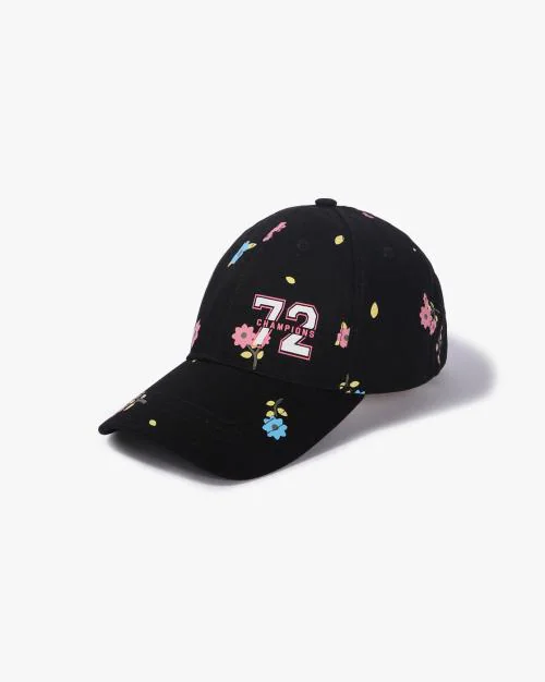 Floral Print Baseball Cap