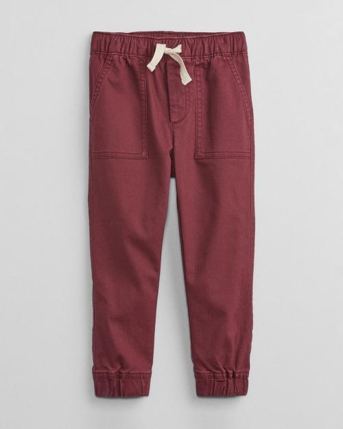 Slim Fit Pants with Drawstring String Waist