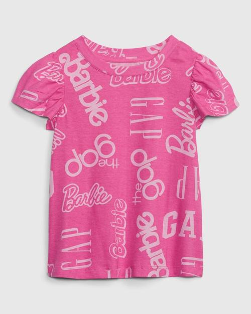 Girls Barbie Print Organic Cotton T-Shirt