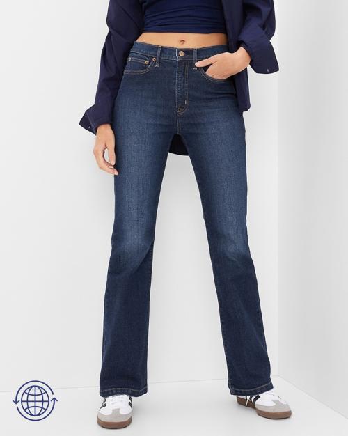 Women High-Rise Stride Wide-Leg Relaxed Fit Jeans