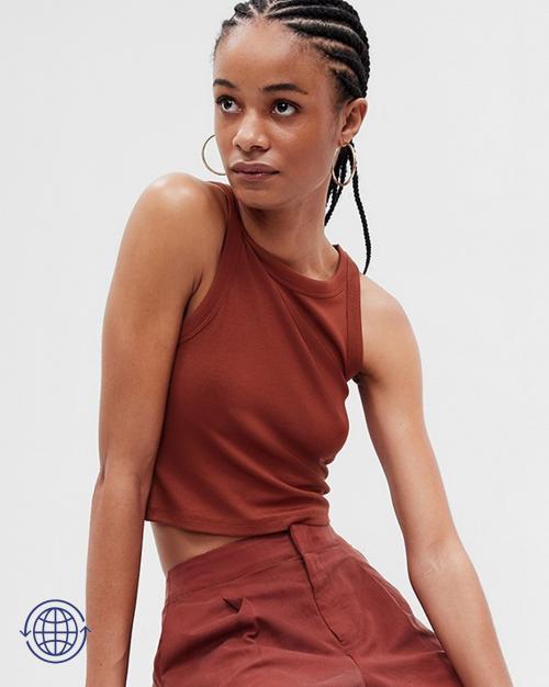 Ribbed Fitted Tank Top