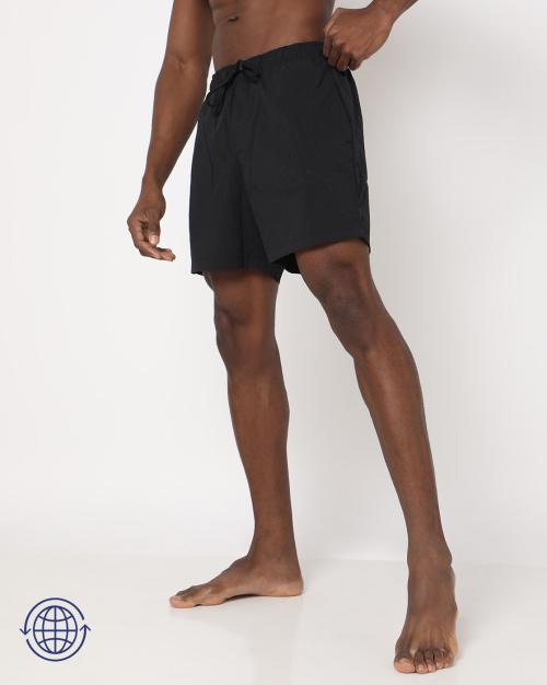Shorts with Elasticated Drawstring Waist