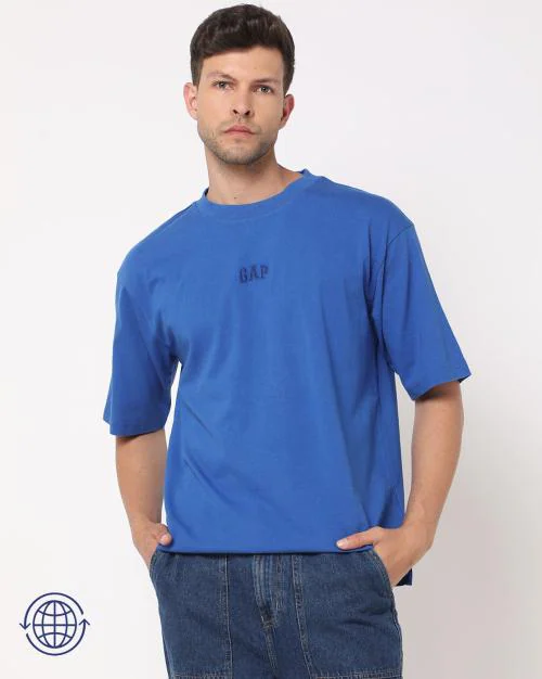 Men Relaxed Fit Cotton T-Shirt