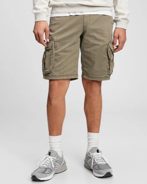 Twill Cargo Shorts with Gapflex