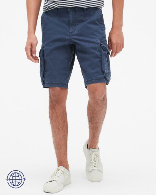 Cargo Shorts with Flap Pockets