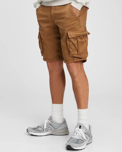 Flat-Front Cargo Pants