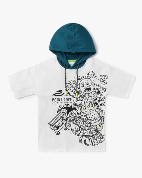 Solar Reactive Hooded T-Shirt