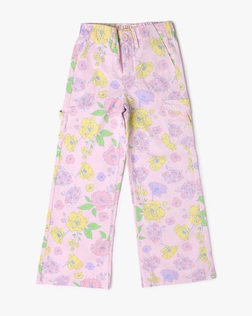 Floral Wide-Leg Pants