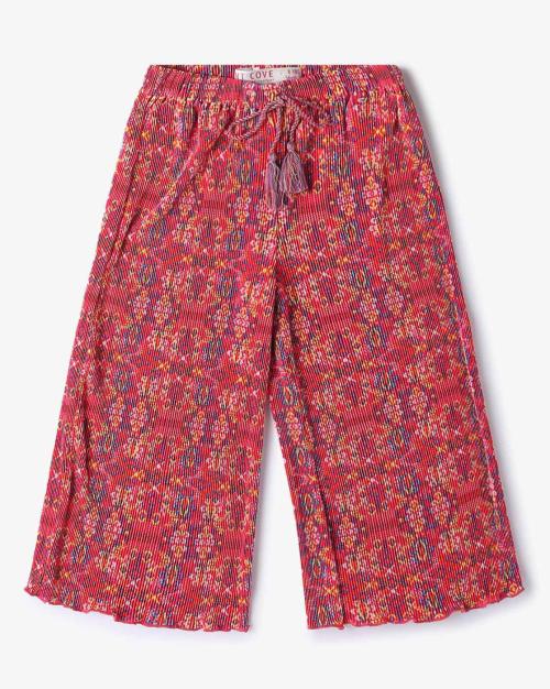 Printed Culottes Pants