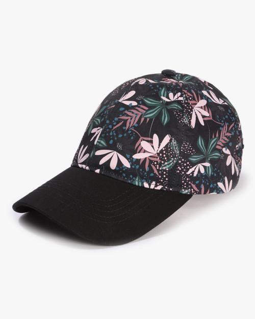 Women Floral Print Baseball Cap