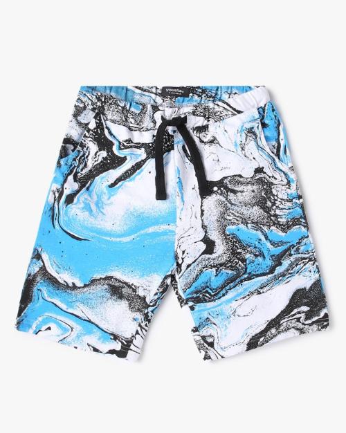 Printed Shorts with Drawstring Waist