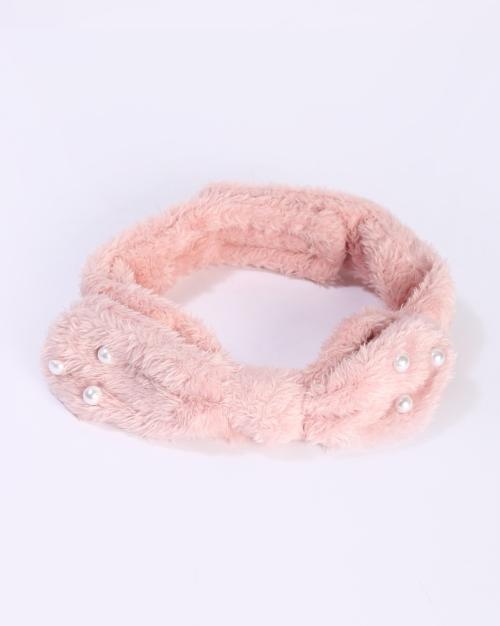 Girls Pearl-Beaded Hair Band