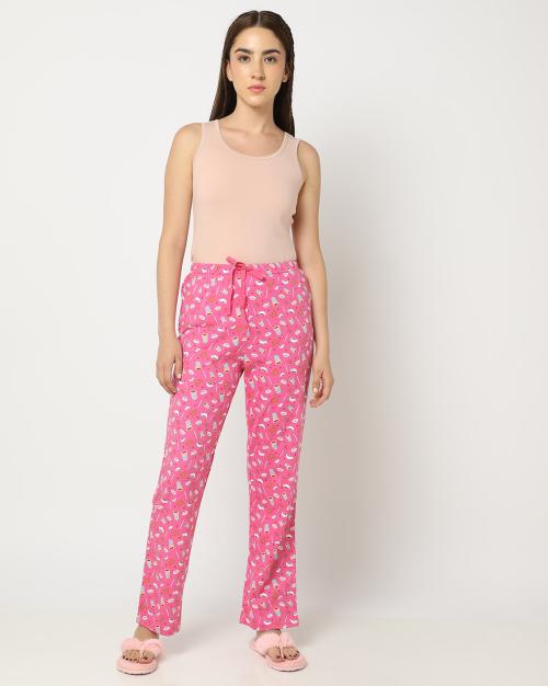 Printed Pyjamas with Drawstring Waist
