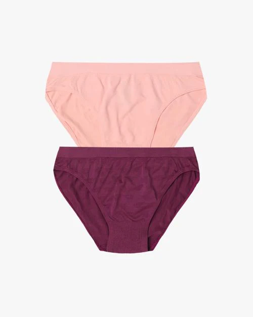 Pack of 2 Seamless Hipster Panties