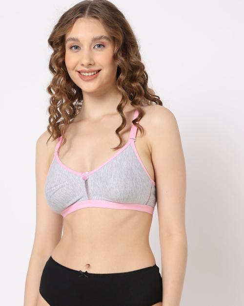 Padded Bra with Bow Accent
