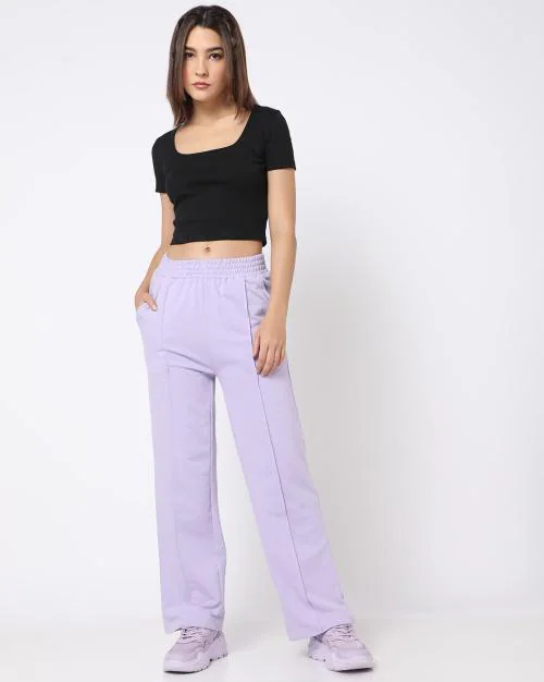Women Regular Fit Flared Track Pants