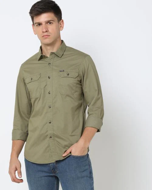 Men Slim Fit Shirt