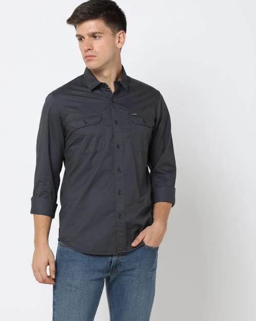 Men Slim Fit Shirt