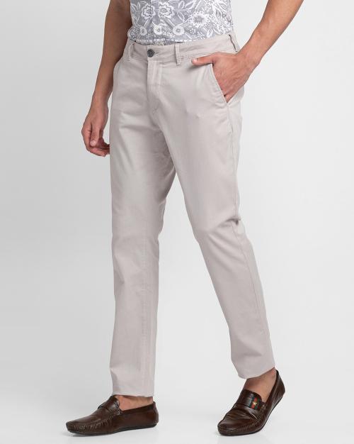 Men Mid-Rise Flat Front Chinos