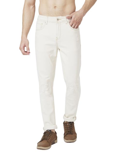 Men Skinny Fit Distressed Jeans