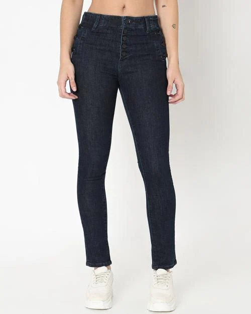 Women Lightly Washed Skinny FIt Jeans