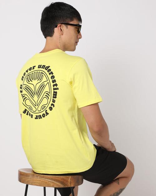 Relaxed Fit Graphic Print Crew-Neck T-Shirt