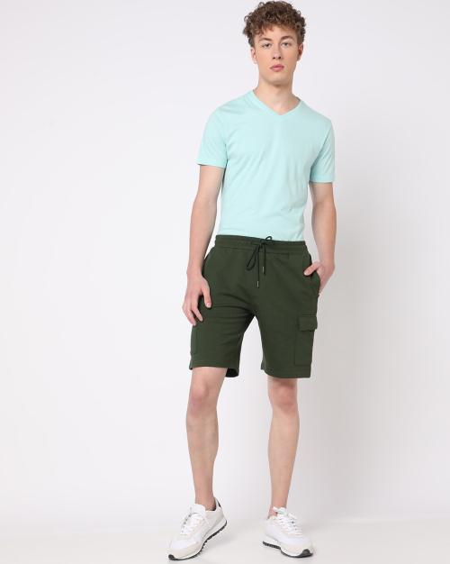 Cargo Shorts with Drawstring Waist