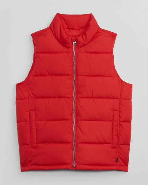Boys Zip-Front Puffer Jacket