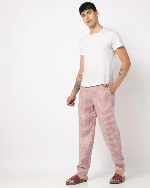 Striped Regular Fit Pyjamas