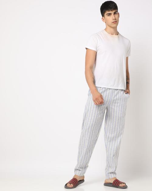 Striped Pants with Elasticated Waist