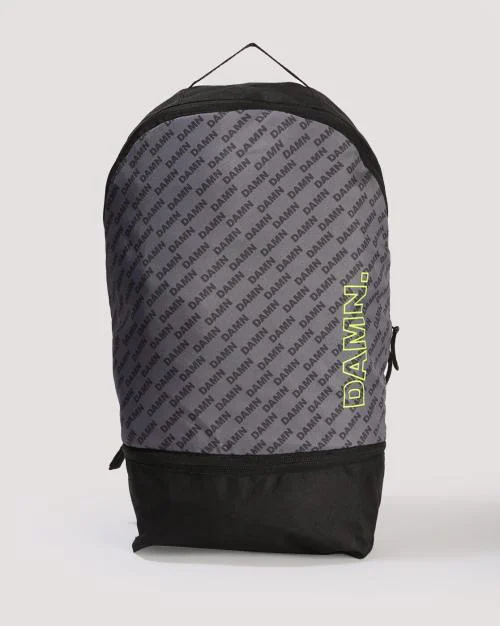 Typographic Print Rucksack