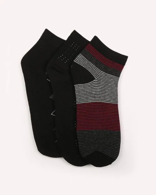 Pack of 3 Ankle-Length Socks