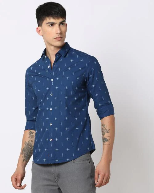 Printed Regular Fit Cotton Shirt